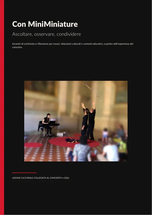 Copertina di Con MiniMiniature - Ascoltare, osservare, condividere